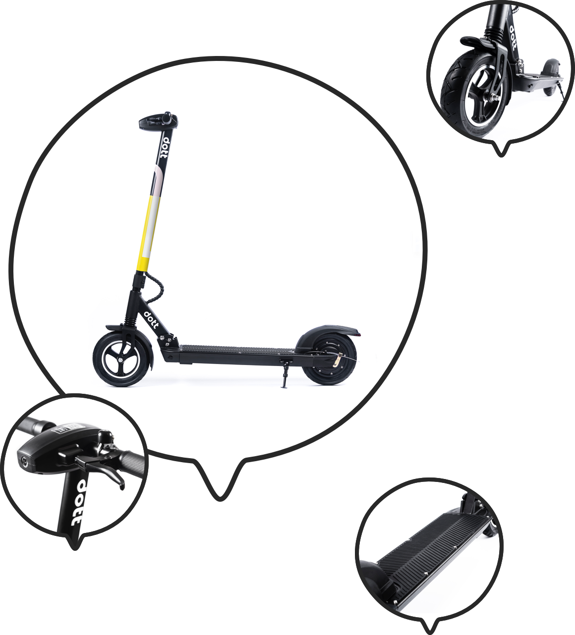 Dott electric scooters